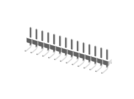 Sil Pin Rows HARWIN - 免费 CAD 模型 - 2.00mm (0.079