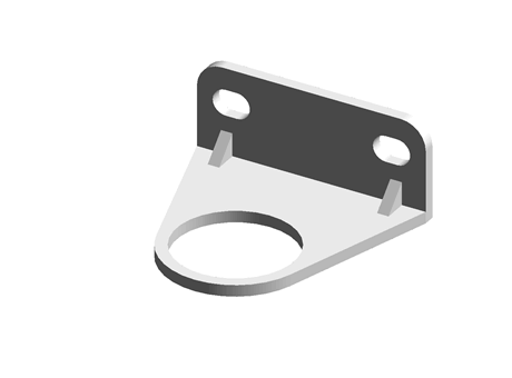 L-type valve bracket