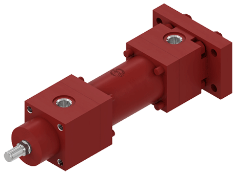 Hydraulic cylinders, VB 210 series - MF2 mounting