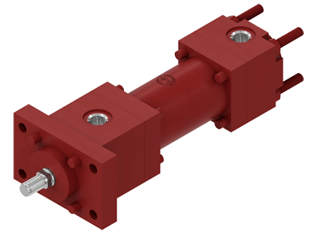 Hydraulic cylinders, VB 210 series - MF1 mounting