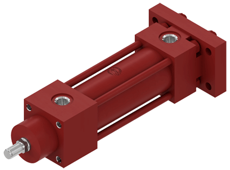 Hydraulic cylinders, VT 160 series - MF2 mounting