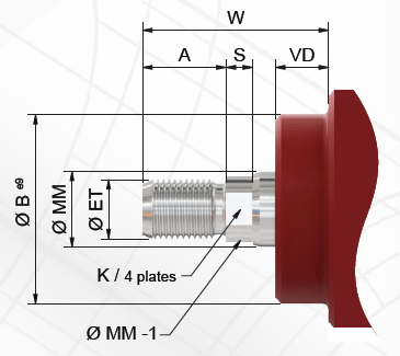 160 Thread HPS International - Free CAD models - Hydraulic cylinders, VT 160 ...