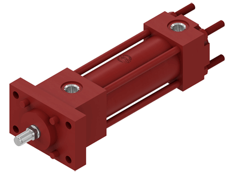 Hydraulic cylinders, VT 160 series - MF1 mounting