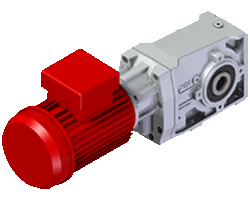 HELICAL-BEVEL GEARBOXES MX42AC03-D-F3-DB3D