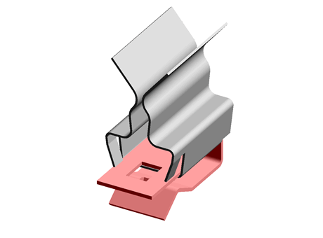 EMC cable shield clamps for bus bars