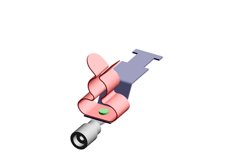 EMC cable shield clamps for PE conductors