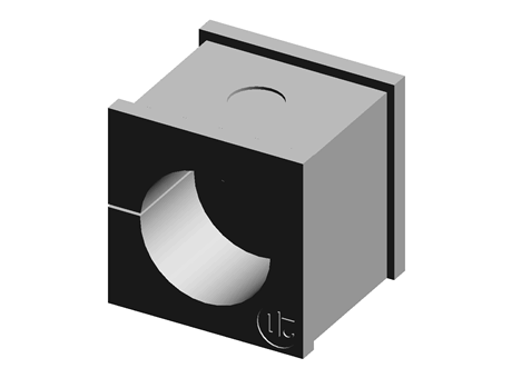 Split multi / special cable grommets, black, IP54