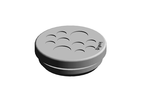 Round plug-in gland plate, IP65 / UL Type 12