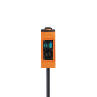 O6P200: Retro-reflective sensor; red light; light-on/dark-on mode;  (selectable)