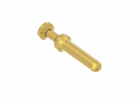 male crimp HNM contact, 40 A, gold plated, 2,5 mm², AWG 14