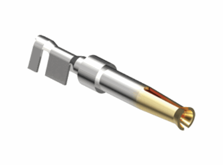 Buchsenkontakt, 0,21-0,52mm², gestanzt, Crimpanschluss, 5A, für 50 Steckzyklen
