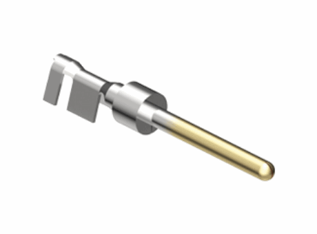 Stiftkontakt, 0,21-0,52mm², gestanzt, Crimpanschluss, 5A, für 50 Steckzyklen