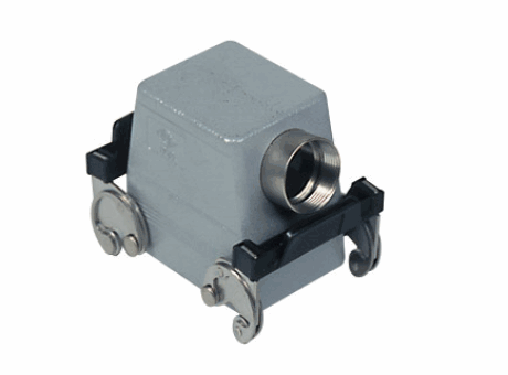 Hoods for 2 levers, without gasket, size "66.40", side entry, Pg29, metal version, IP66 (and IP69K DIN 40050 - 9)