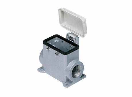 Größe "57.27", Klappdeckel aus Kunststoff, Pg 21 x 2, Metall, IP65;