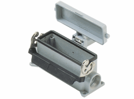 custodie da parete chiusura singola, grandezza "104.27", sportello metallico, Pg21, versione standard metallica, IP65