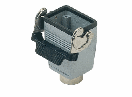 Hoods with single lever, size "44.27", top entry, Pg21, metal version, IP66 (and IP69K DIN 40050 - 9)