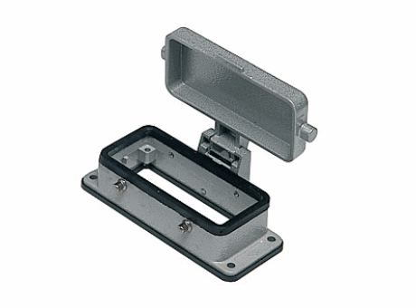 Custodie da incasso con 4 piolini, grandezza "77.27", sportello metallico, versione standard metallica, IP65