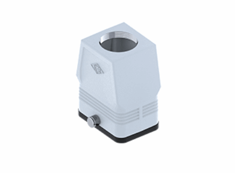 hood with 2 pegs, high construction, size "44.27", top entry, without adapter, 1 x M40, central lever version