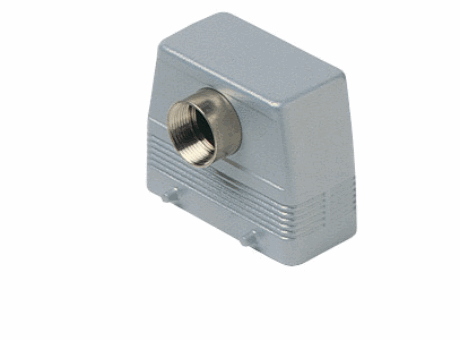 hoods for two levers, size "77.27", frontal entry, Pg21, metal version, IP66 (and IP69K DIN 40050 - 9)