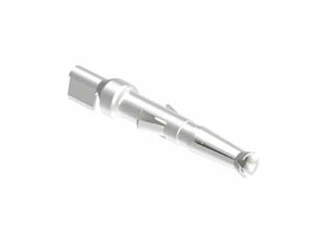 Female crimp contact, SD series, 10 A, stamped silver plated, wire cross section 0,37 - 1 mm², AWG 24 - 18, reel packaging, for 500 mating cycles