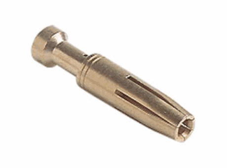 RD female crimp contacts, 16A, gold plated, 0,5 mmq, AWG 20