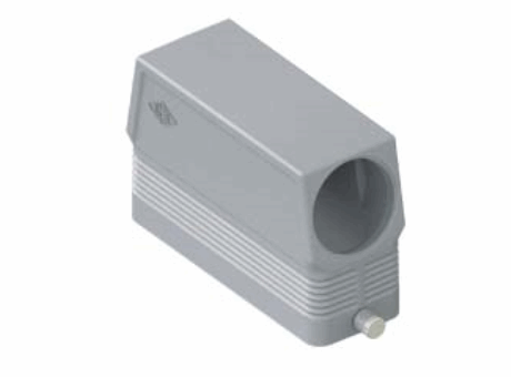 hood for single lever, size "104.27", side entry, high construction, without adaptor, M32, metal version, IP65 or IP66/IP67 (with O-Ring gasket)