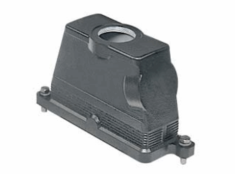 hood with screw locking, size "104.27", top entry, M40, E-Xtreme® version, IP66/IP67/IP69