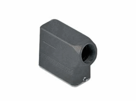 Tüllengehäuse mit 2 genieteten Bolzen, Größe "49.16", seitlicher Kabelausgang, M25, E-Xtreme®, IP66/IP67/IP69