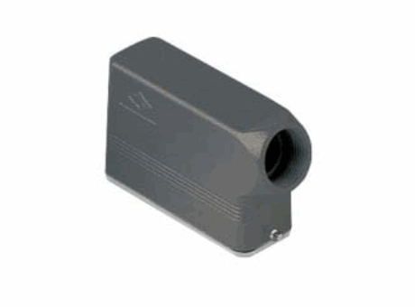 hood with 2 riveted pegs, size "66.16", side entry, M20, E-Xtreme® version, IP66/IP67/IP69