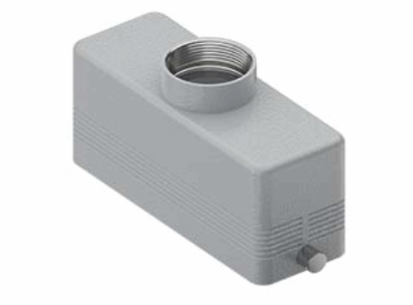 custodia mobile con 2 piolini, grandezza "104.27", uscita verticale, M32, serie HNM, IP65 o IP66/IP67 (con guarnizione O-Ring)