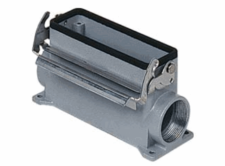 custodia da parete con 1 leva, grandezza "104.27", alta, M32, serie HNM, IP65 o IP66/IP67 (con guarnizione O-Ring)