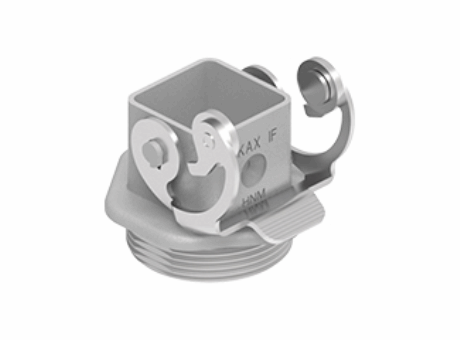 Bulkhead mounting housing, CKA series, HNM - High Number of Matings series, M32 round threaded appendix, size 21.21