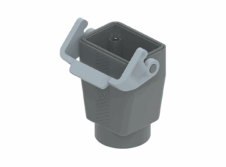 Hood, T-TYPE series, with 1 lever, M25 top cable entry, size 44.27, with integrated protective PE jumpers