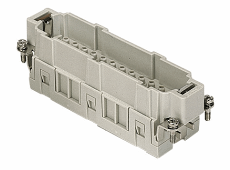 male insert, 48 poles + PE  (2 inserts), crimp connections, 16A max, 500 V, 6kV, 3, for male contacts 16A, size "104.62", CLASS inserts, standard version