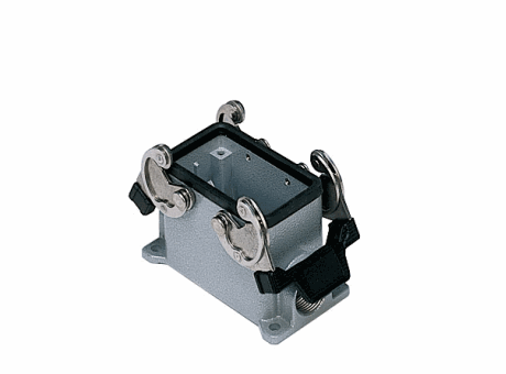 surface mounting housings with 2 levers, size "57.27", Pg16 x 2, metal version, IP66 (and IP69K DIN 40050 - 9)