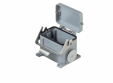 surface mounting housings with single lever, size "104.62", metal cover, Pg29, metal version, IP65