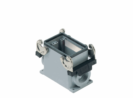 surface mounting housings with 2 levers, size "66.40", Pg29, metal version, IP66 (and IP69K DIN 40050 - 9)