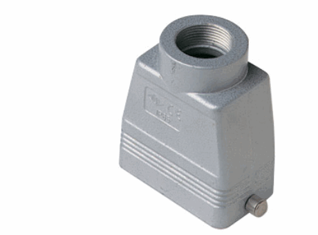 Custodia mobile con 2 piolini, grandezza "57.27" per frutti CM 830V, uscita verticale, Pg21, versione isolata 830V, IP66 (e IP69K DIN 40050 - 9).