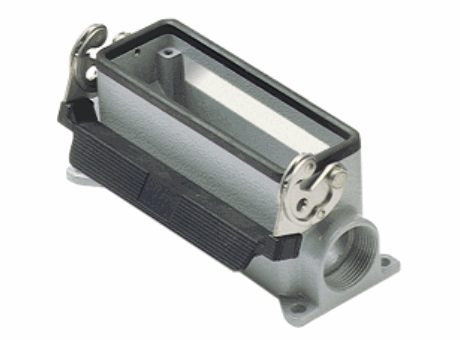 Surface mounting housings with 1 lever, size "104.27" insulated 830V version, Pg21, insulated 830V version, IP66 (and IP69K DIN 40050 - 9)