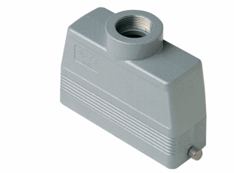 Hoods with 2 pegs, size "104.27" insulated 830V version, top entry, Pg29, insulated 830V version, IP66 (and IP69K DIN 40050 - 9)