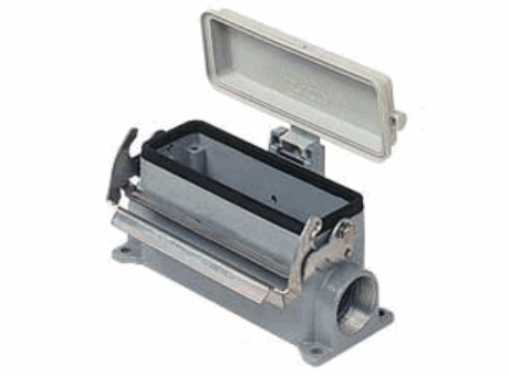 Surface mounting housings with 1 lever, size "77.27", plastic cover, Pg21, C7/CV enclosures, V-Type lever version, IP65