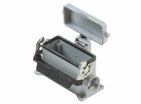 Sockelgehäuse Verschluss mit 1 Bügel, Größe "77.27", Deckel aus Aluminium, M32, Metall, IP65;