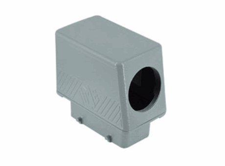 hood with 4 pegs, size "77.27", side entry, M50, wider version, IP66