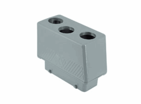 hood with 4 pegs, size  "104.27", Triple top entry, M32 x 3, wider version, IP66