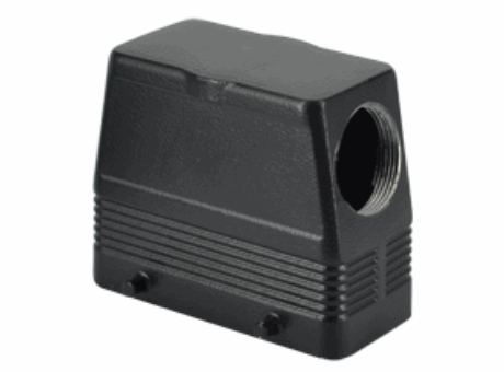 Hoods with 4 pegs, size "57.27", side entry, without adaptor, M32, connections for stage equipment, IP65