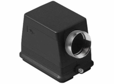 Tüllengehäuse mit 2 Bolzen, Größe "104.62", seitlicher Kabelausgang, M40, Ausführung für aggressive Umweltbedingungen, IP66 (und IP69K DIN 40050 - 9);