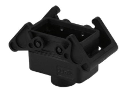 Hoods with two levers, size "57.27", top entry, M25, connections for stage equipment, IP65