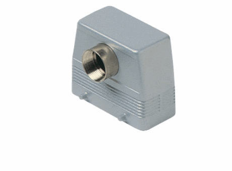 Hoods with 4 pegs, size "77.27" insulated 830V version, frontal entry, M25, insulated 830V version, IP66 (and IP69K DIN 40050 - 9)