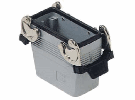 Hoods with 2 levers, size "104.27" insulated 830V version, top entry, without adaptor, M32, insulated 830V version, IP66 (and IP69K DIN 40050 - 9)