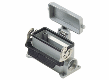 Sockelgehäuse Verschluss mit 1 Bügel, Größe "77.27" 830V-Ausführung 830V, Deckel aus Aluminium, M25, 830V-Ausführung, IP65;